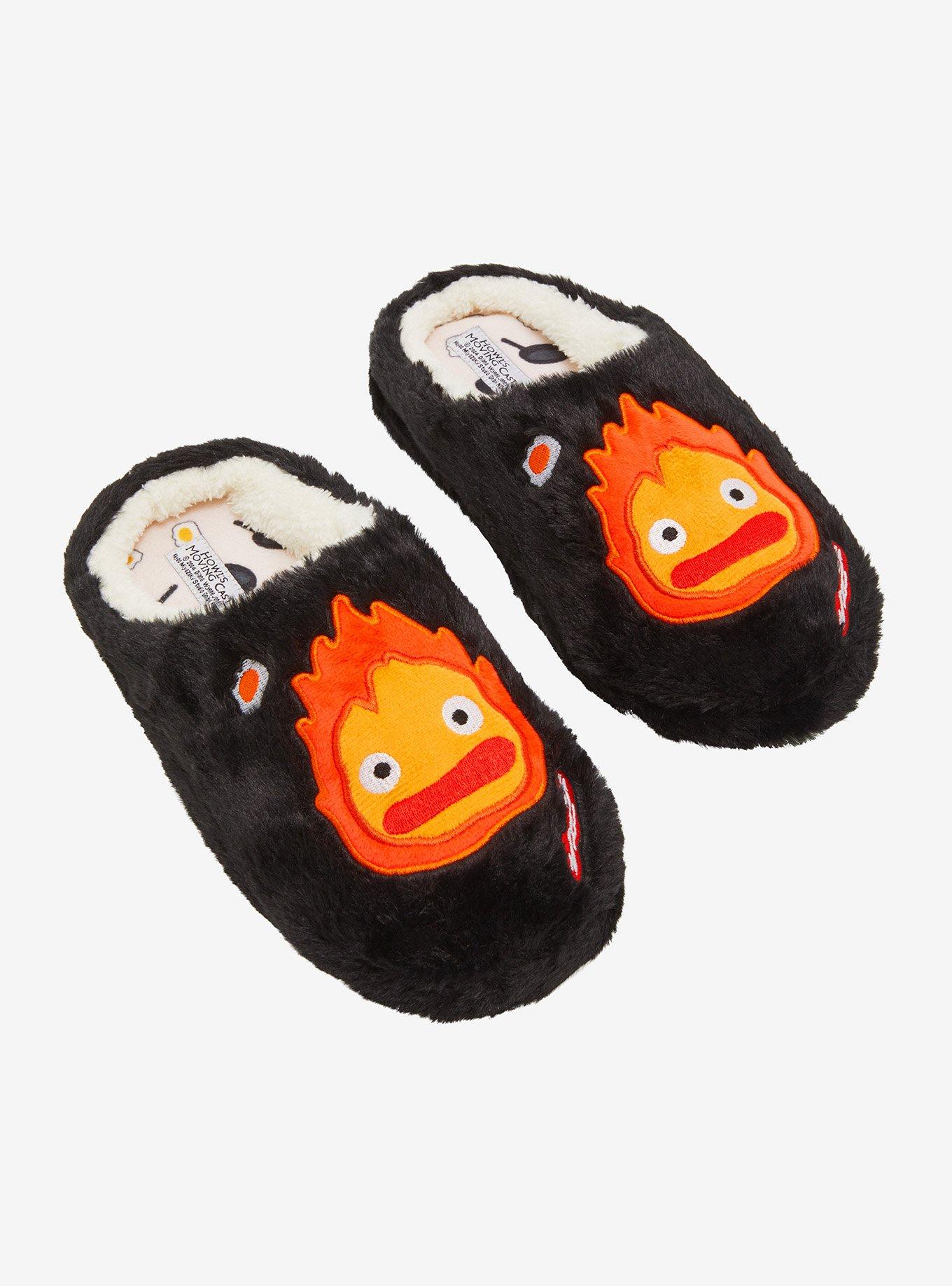 Studio Ghibli® Howl's Moving Castle Calcifer Plush Slippers, MULTI, hi-res