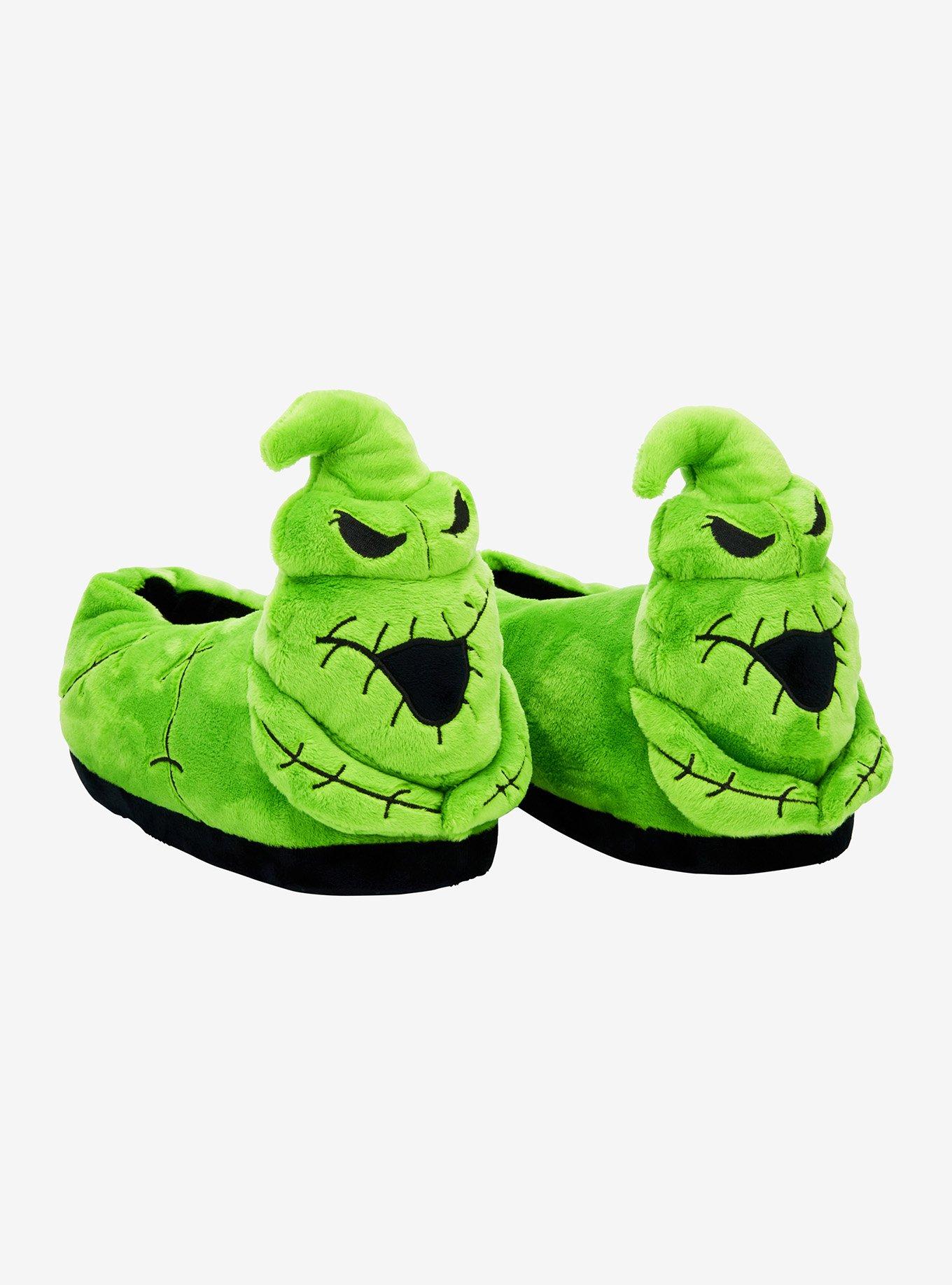 The Nightmare Before Christmas Oogie Boogie Plush Slippers Hot Topic Exclusive, , hi-res