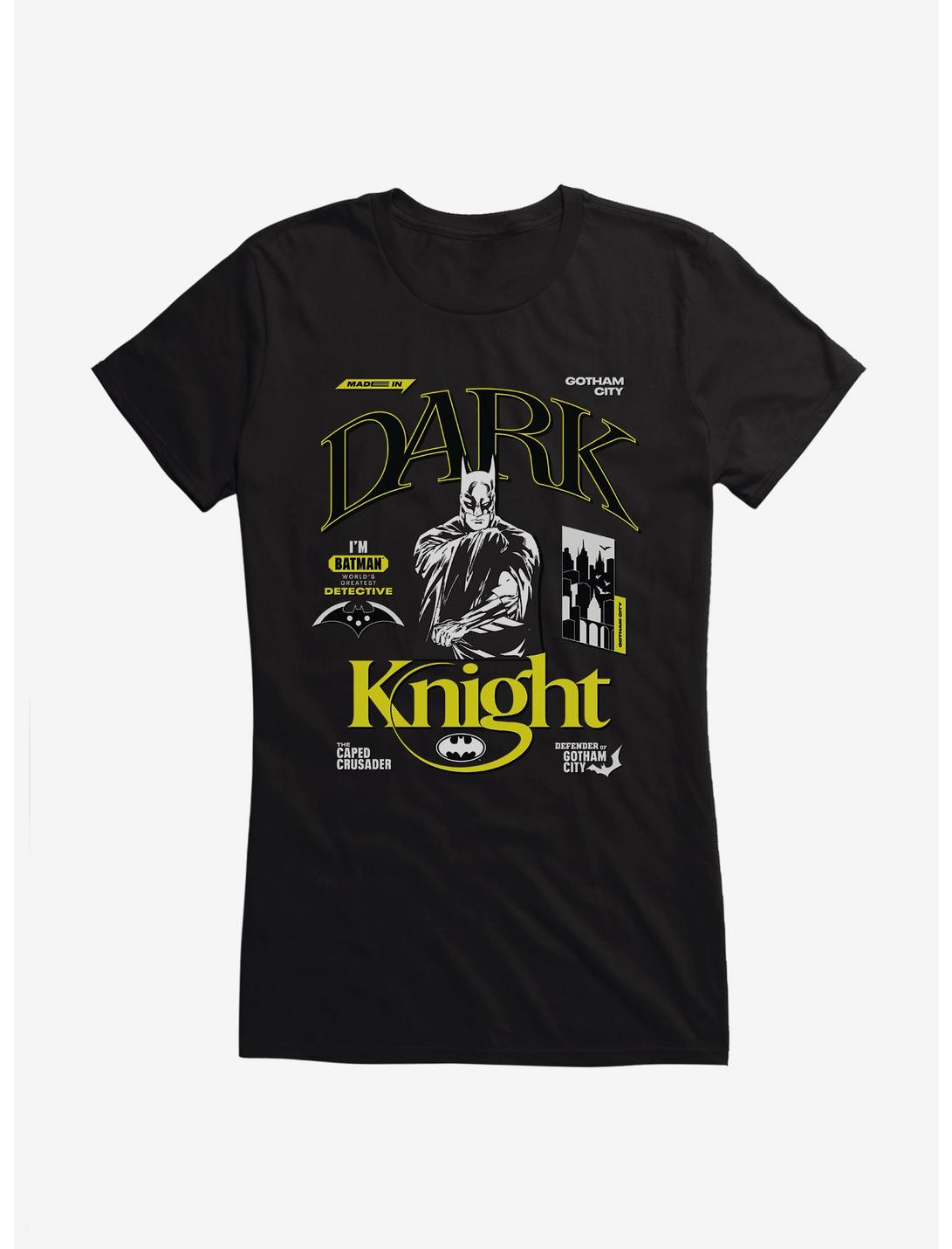 Batman Dark Knight Girls T-Shirt, BLACK, hi-res