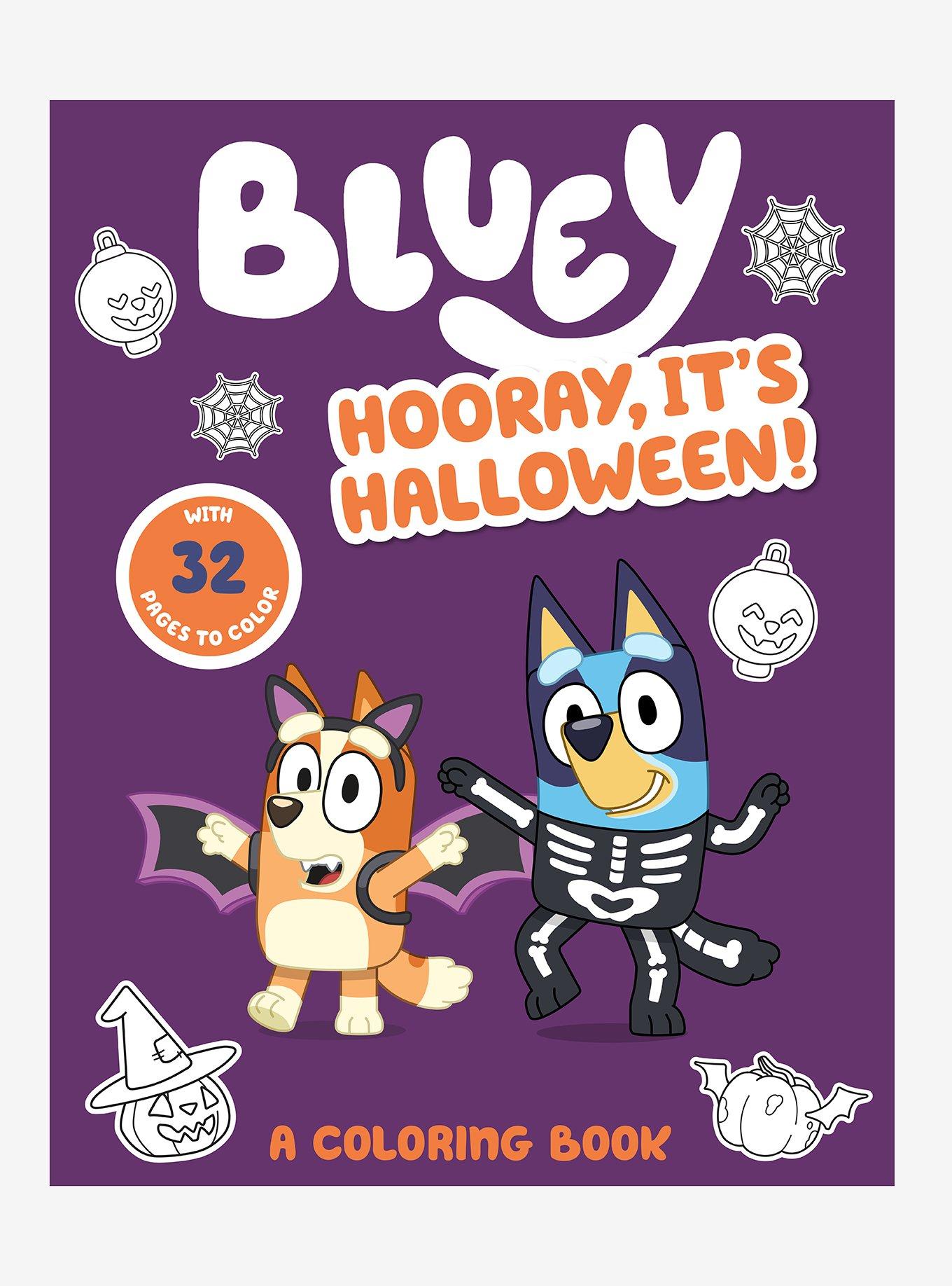 Bluey: Hooray, It's Halloween!: A Coloring Book