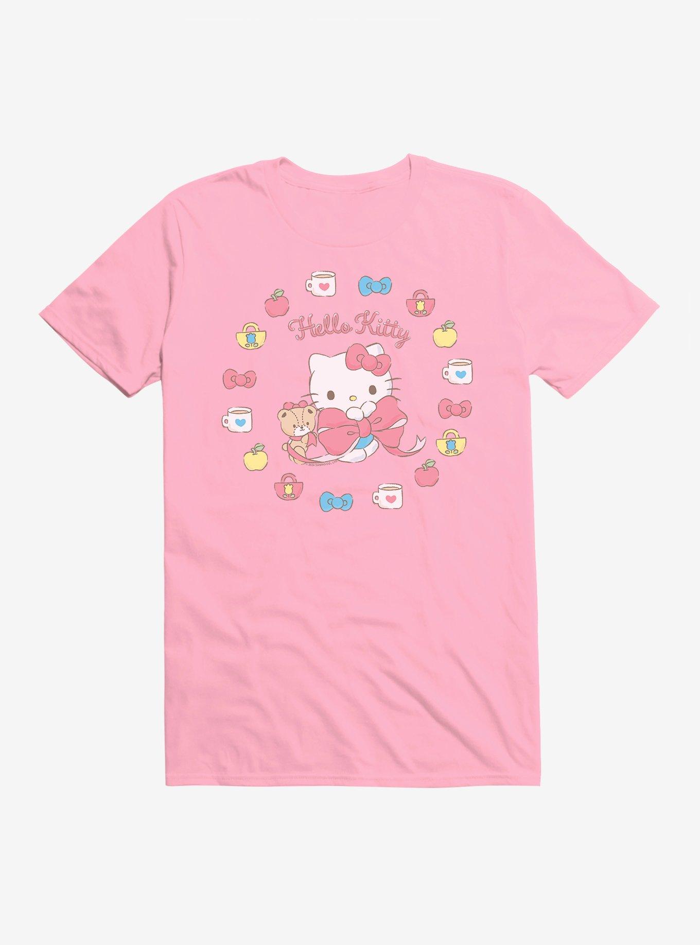 Hello Kitty Lovely Ribbon Bow T-Shirt, , hi-res