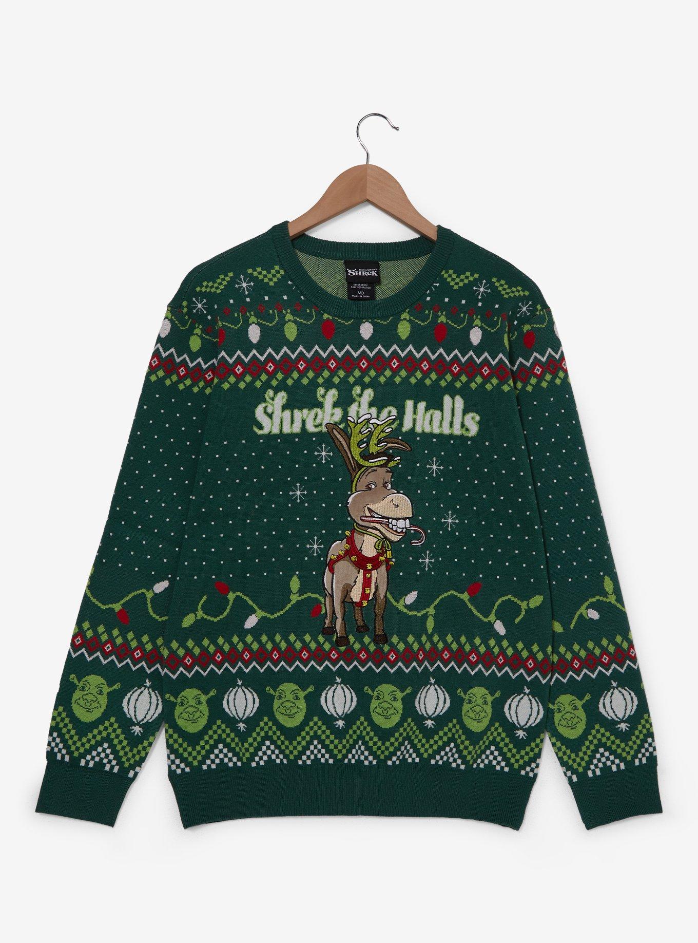 Shrek Donkey Holiday Sweater, , hi-res