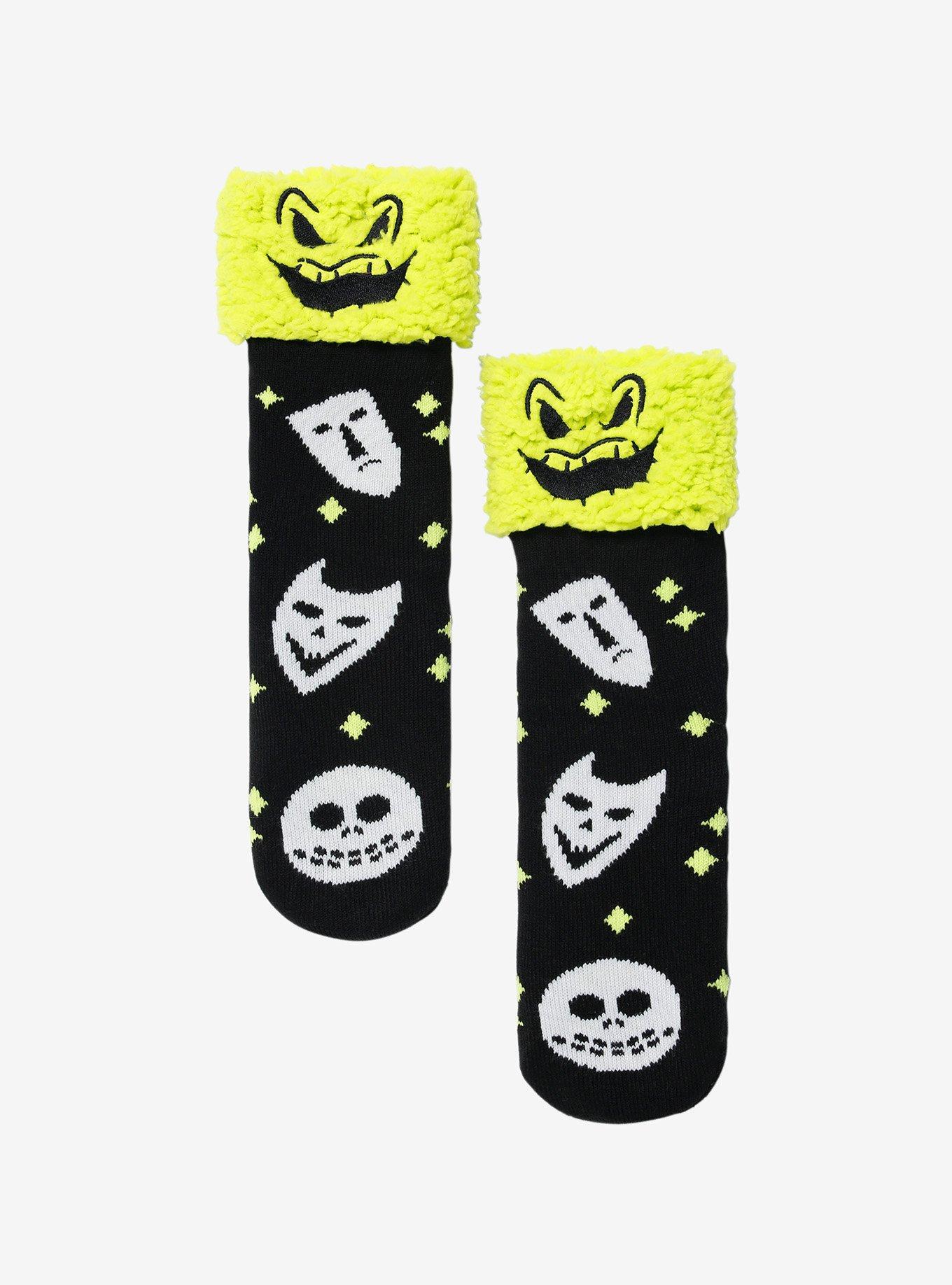 The Nightmare Before Christmas Oogie Boogie Cozy Slipper Socks, , hi-res