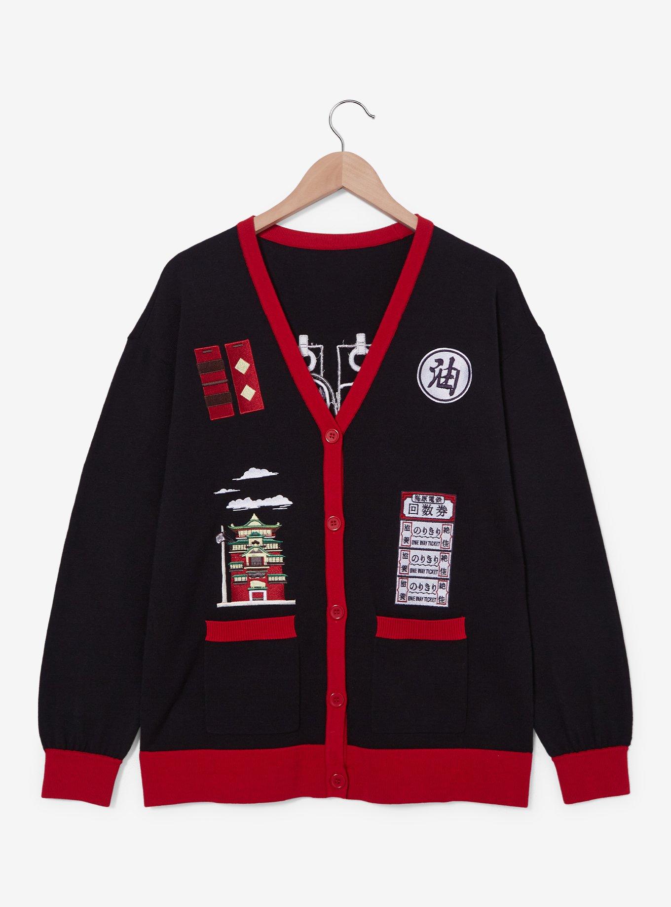 Her Universe Studio Ghibli® Spirited Away Bathhouse Icons Cardigan, MULTI, hi-res