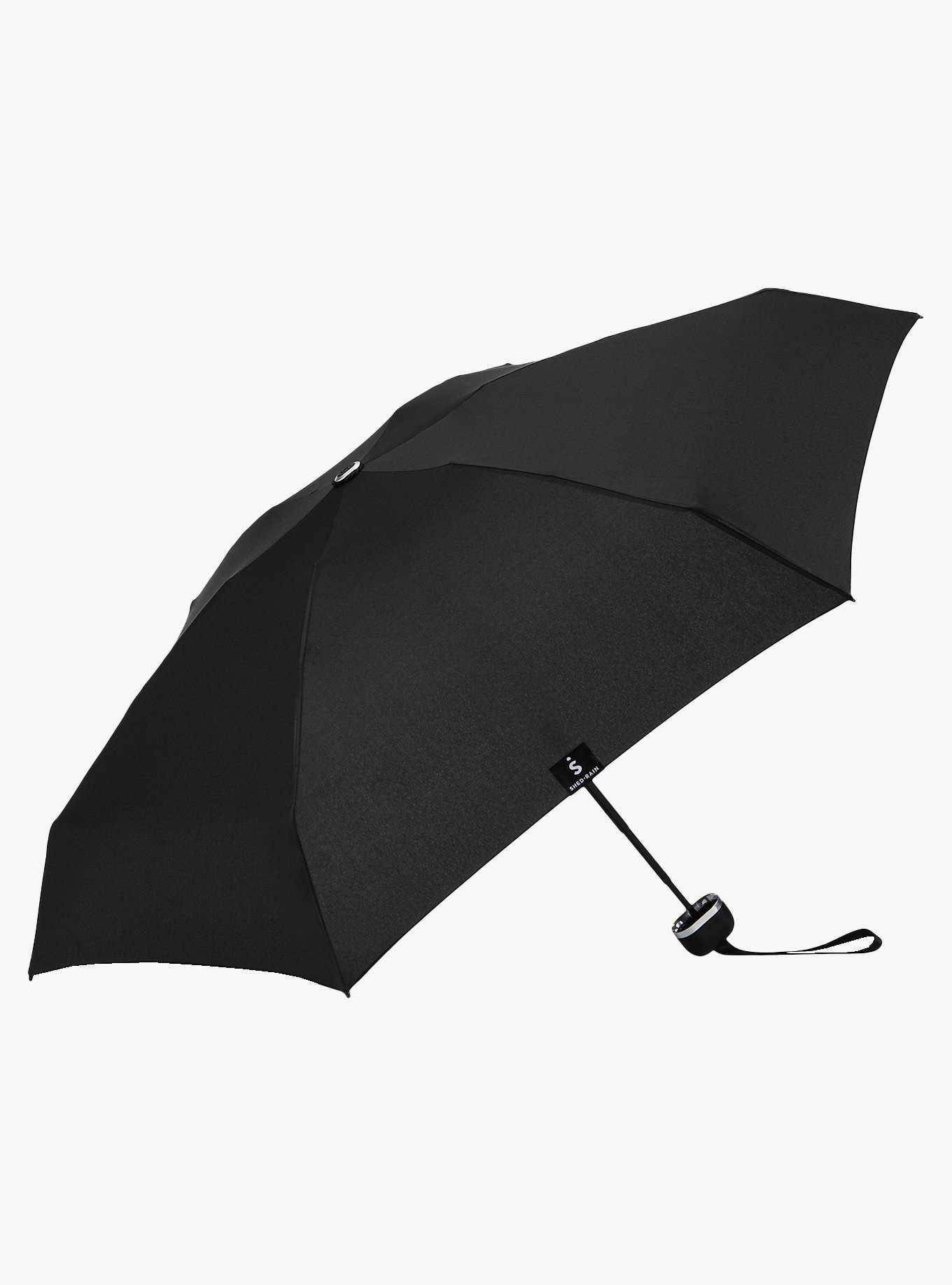Mini Flat Umbrella Black, , hi-res