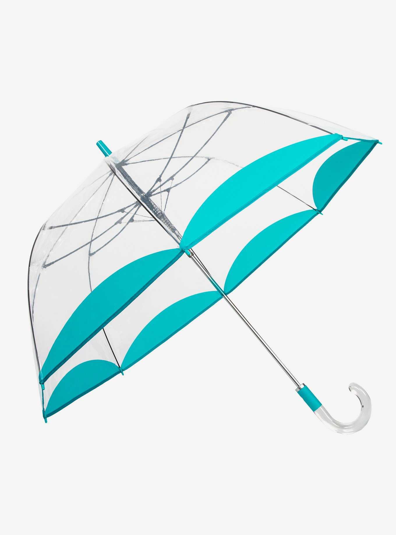 Auto Open Bubble Stick Umbrella Turquoise, , hi-res