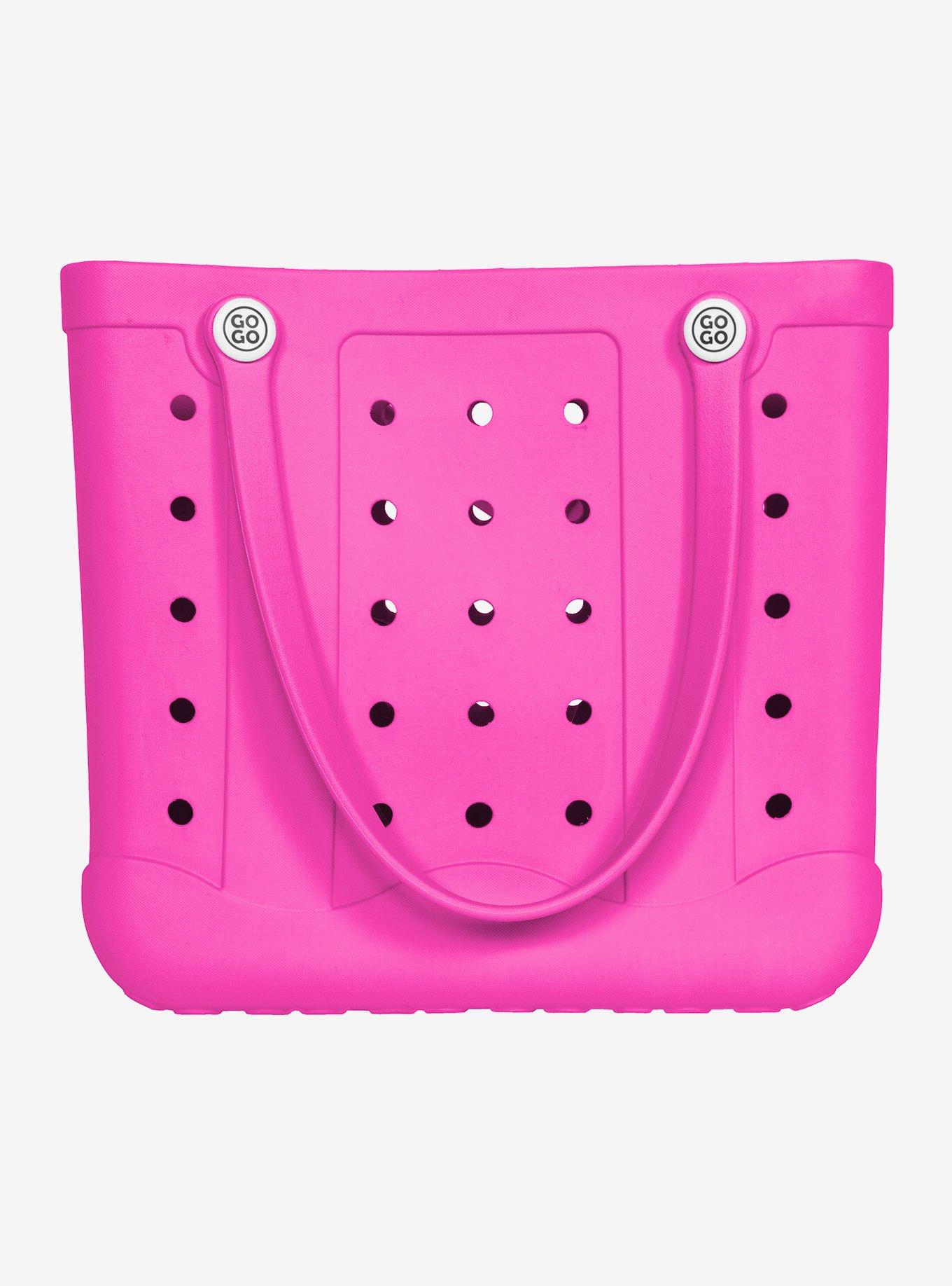 Waterproof Tote Bag Neon Pink, , hi-res