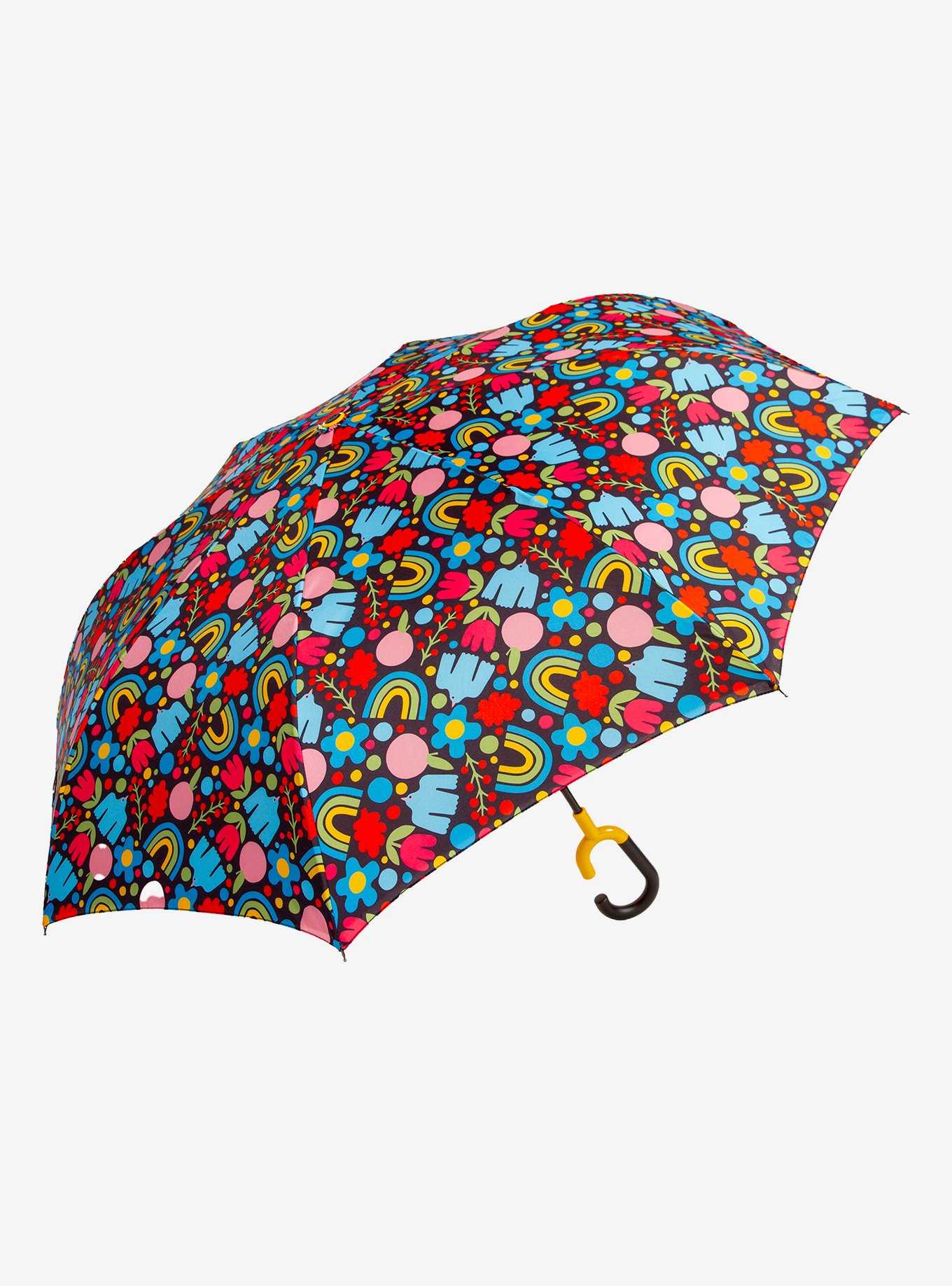 Reverse Close Stick Umbrella ShedRain x Lisa Congdon, , hi-res