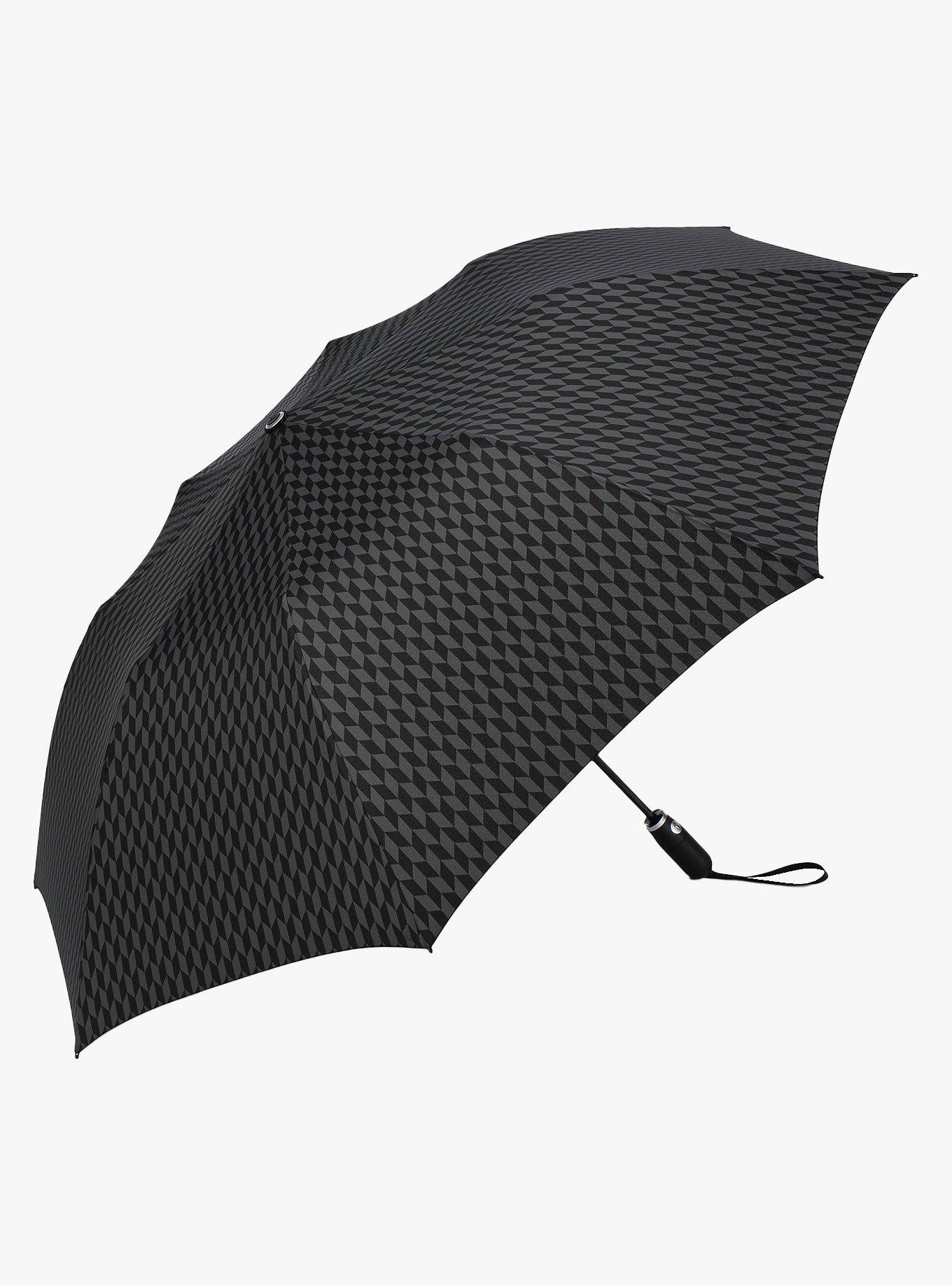 Jumbo Compact Umbrella Flags Black, , hi-res