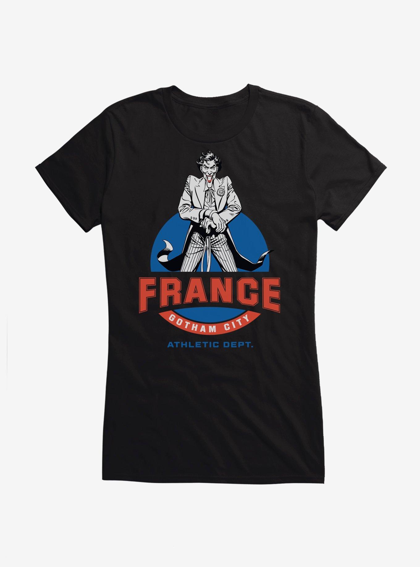 DC Comics Joker France Athletic Dept. Girls T-Shirt