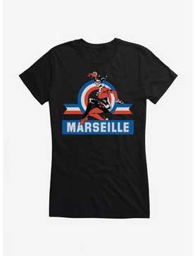 DC Comics Harley Quinn Marseille Girls T-Shirt, , hi-res
