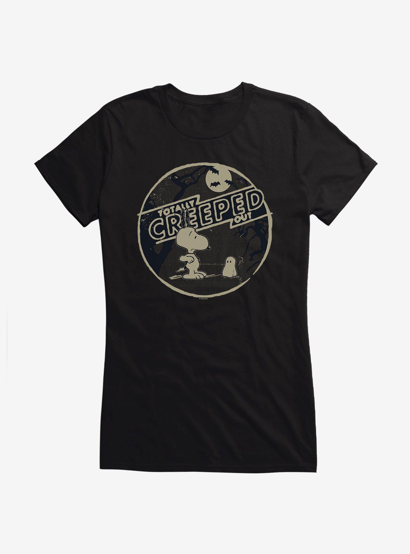 Peanuts Snoopy Woodstock Creeped Girls T-Shirt, , hi-res