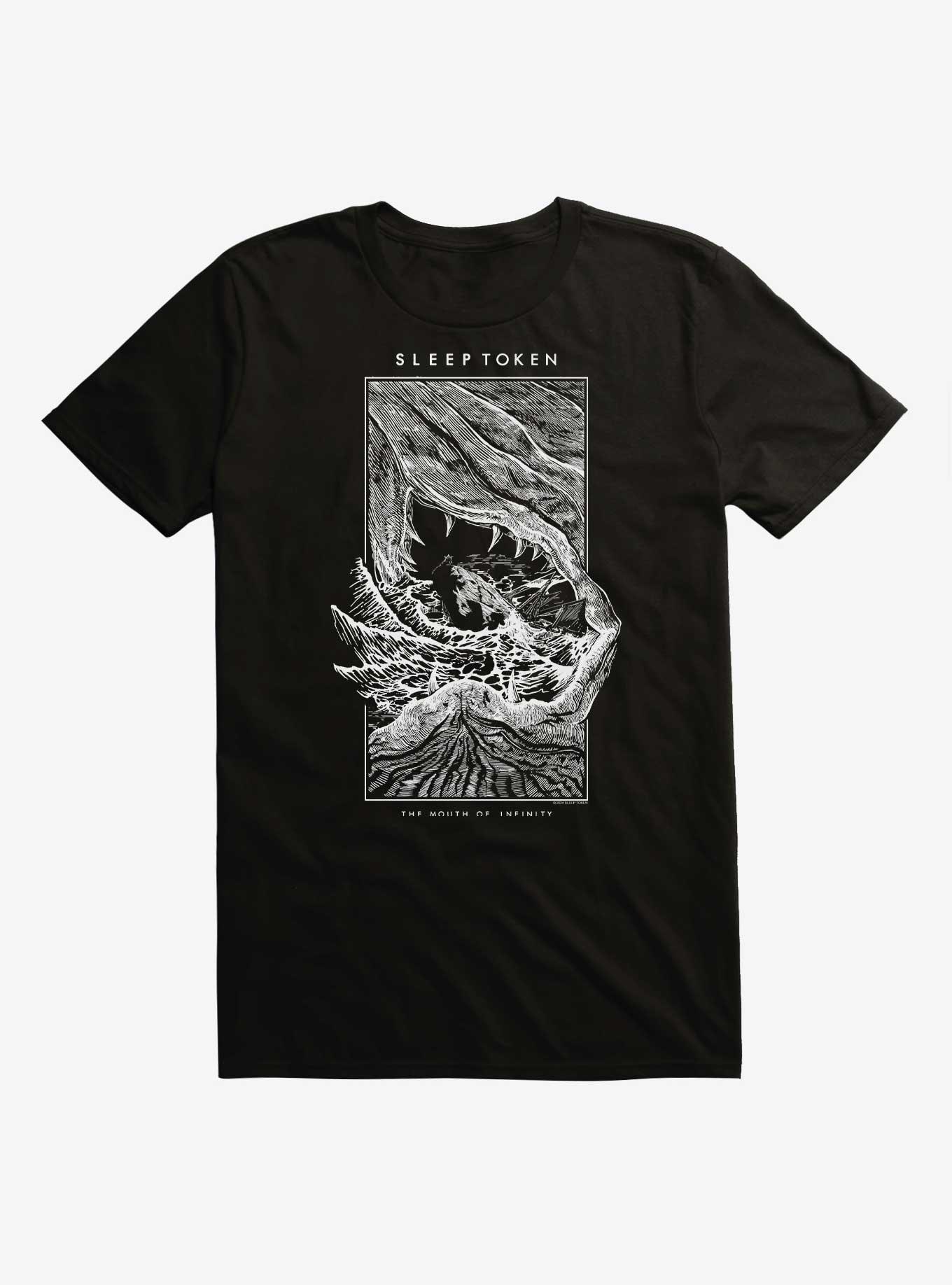 Sleep Token The Mouth Of Infinity T-Shirt, BLACK, hi-res
