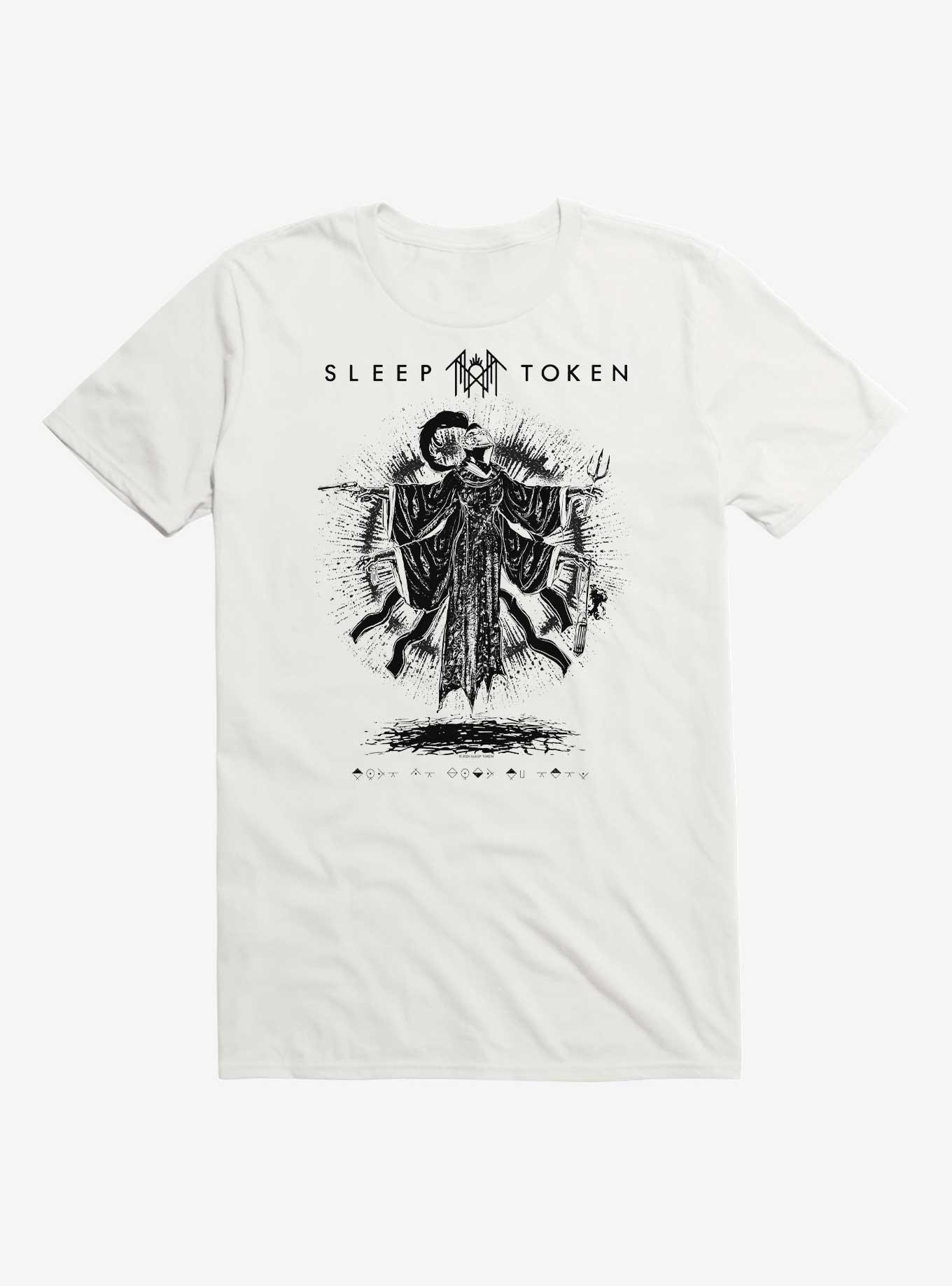 Sleep Token Ascensionism T-Shirt, WHITE, hi-res