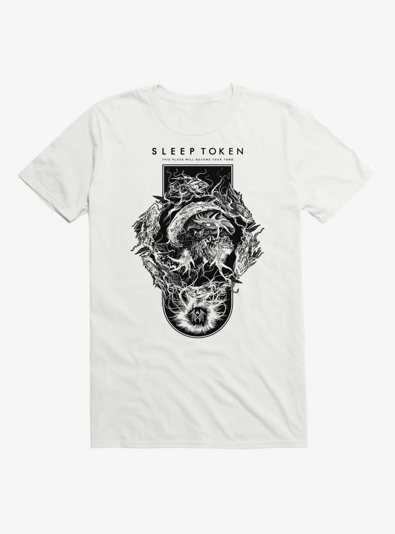 Sleep Token Nimbus T-Shirt - WHITE | Hot Topic