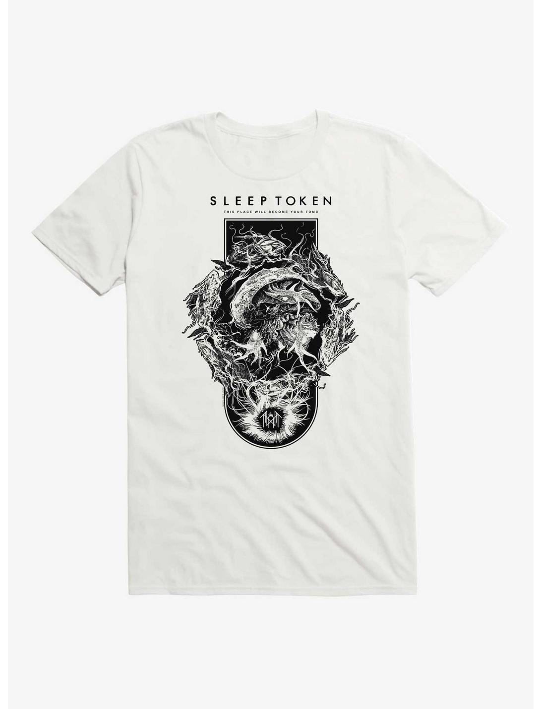 Sleep Token Nimbus T-Shirt, WHITE, hi-res