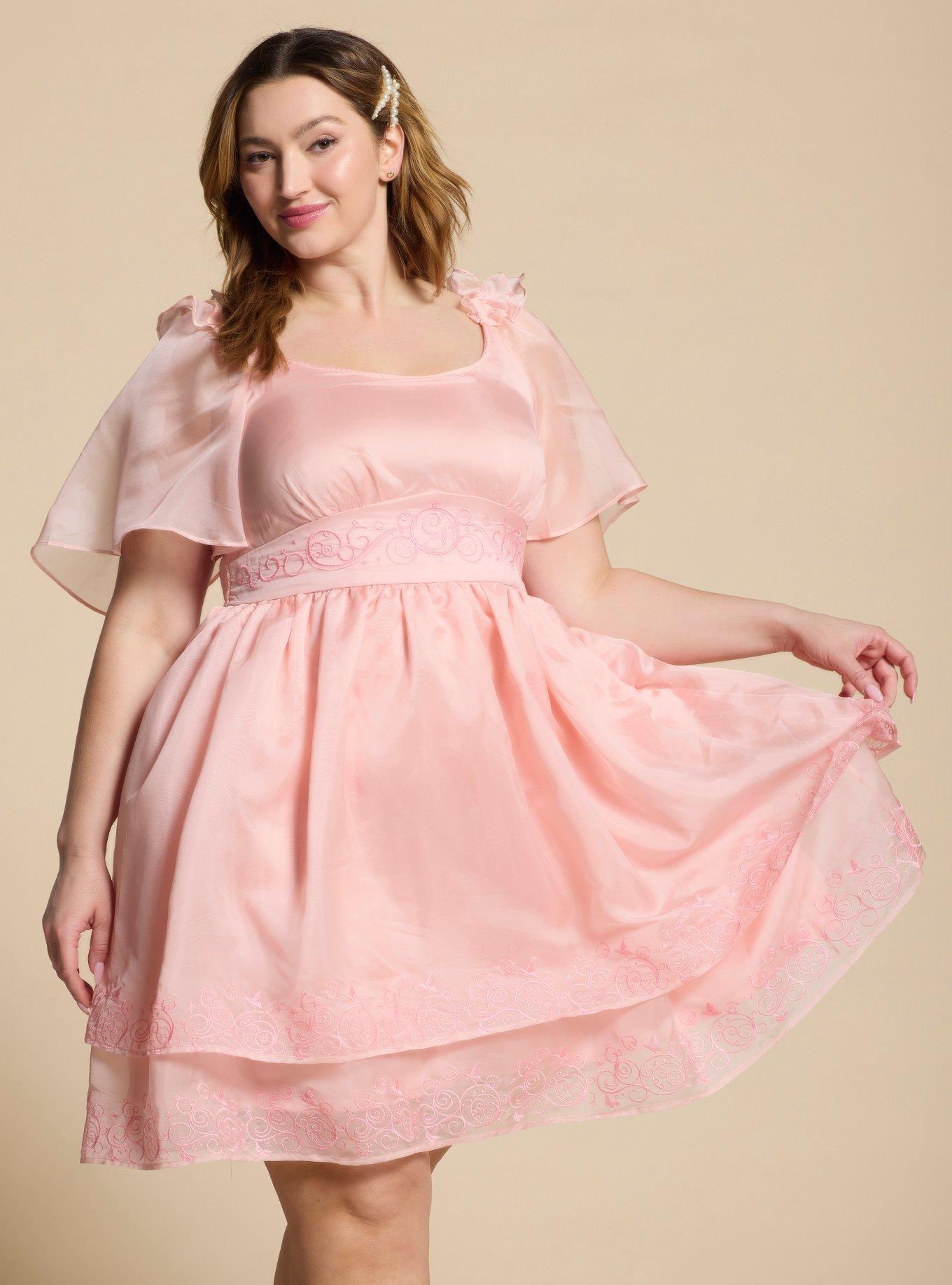 Wicked Glinda Bubble Plus Size Smock Dress - BoxLunch Exclusive, , hi-res