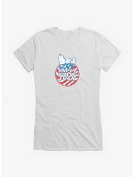 Peanuts Snoopy Happy 4th Of July Girls T-Shirt, , hi-res
