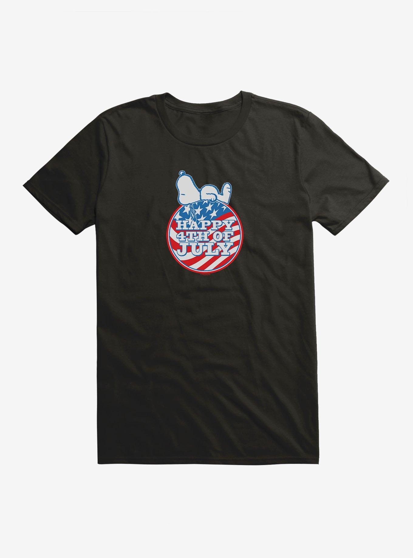Peanuts Snoopy Happy 4th Of July T-Shirt