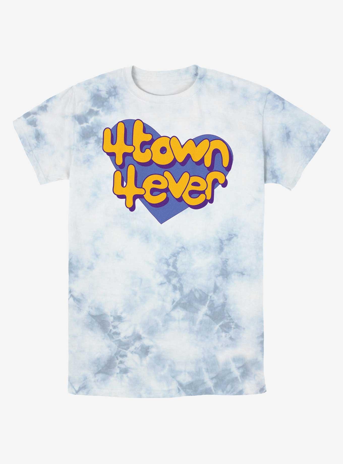 Disney Pixar Turning Red 4Town 4ever Heart Tie-Dye T-Shirt