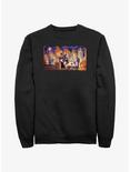 Devil's Candy Halloween Wallpaper Sweatshirt, BLACK, hi-res