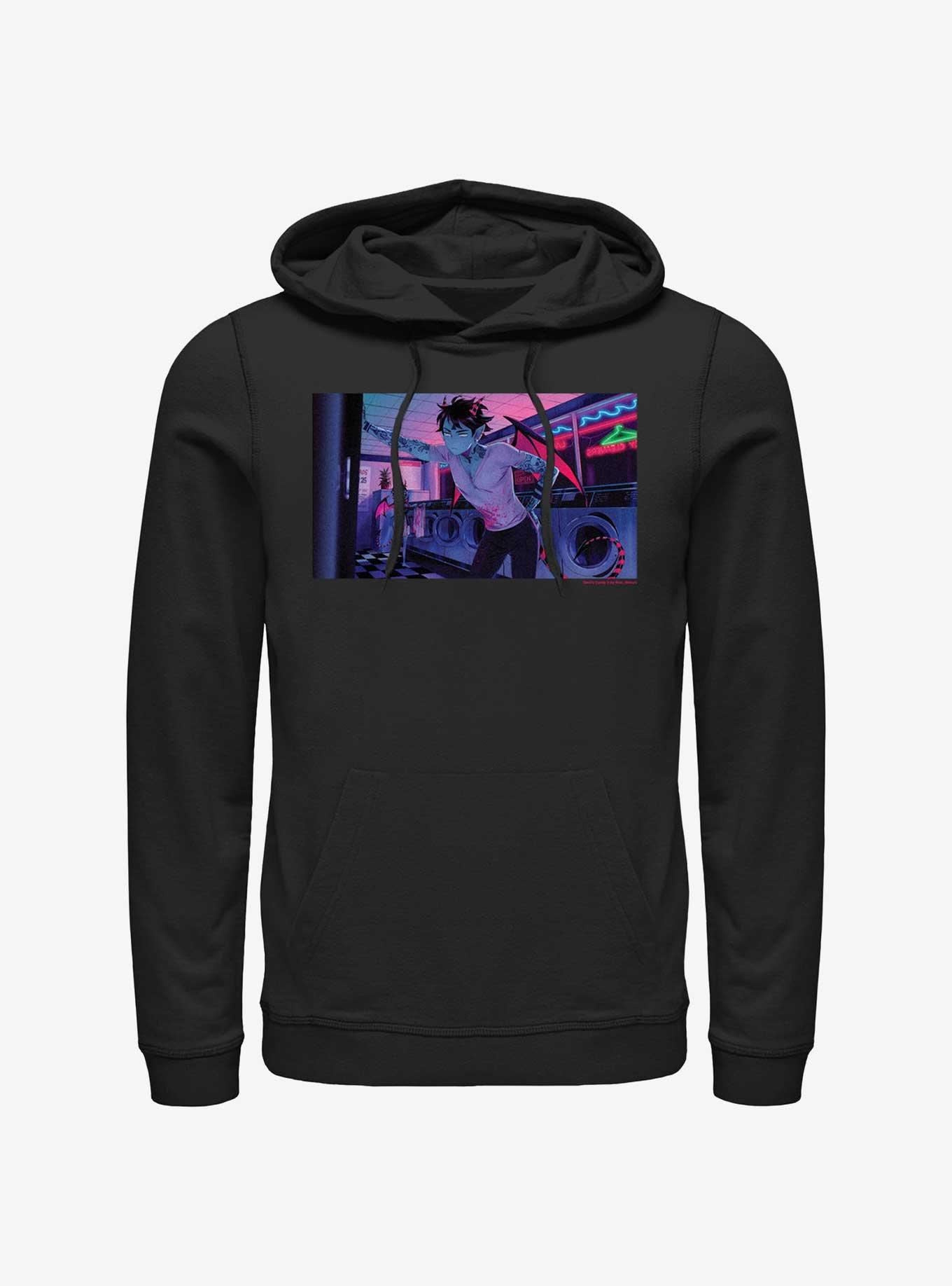 The devilz sales face cursed hoodie