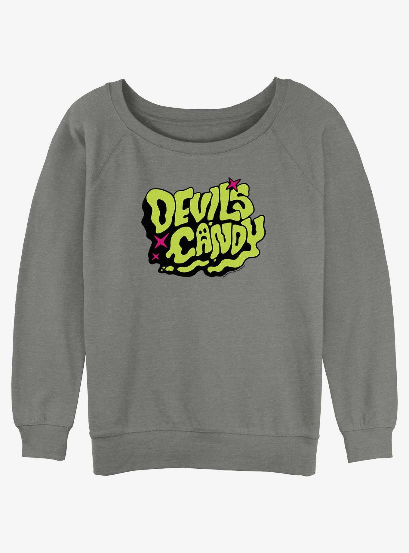 Devil's Candy Logo Girls Slouchy Sweatshirt, , hi-res