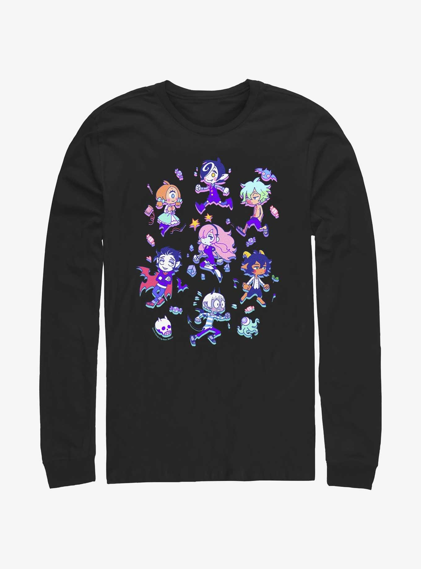 Devil's Candy Chibi Jumble Long-Sleeve T-Shirt, , hi-res