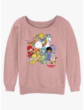 Rainbow Brite And Friends Girls Slouchy Sweatshirt, , hi-res