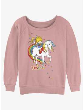 Rainbow Brite And Starlite Girls Slouchy Sweatshirt, , hi-res