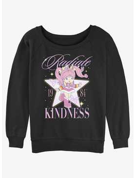 Rainbow Brite Tickled Pink Girls Slouchy Sweatshirt, , hi-res