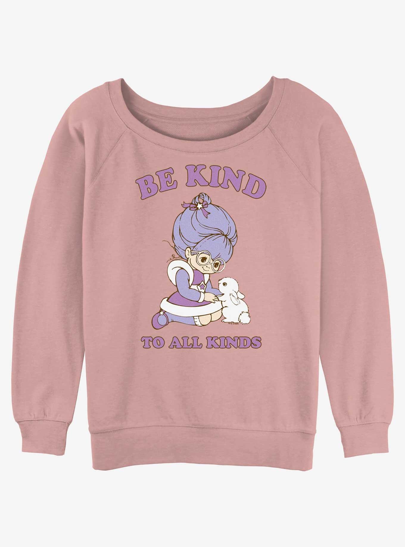 Rainbow Brite Be Kind To All Girls Slouchy Sweatshirt, , hi-res