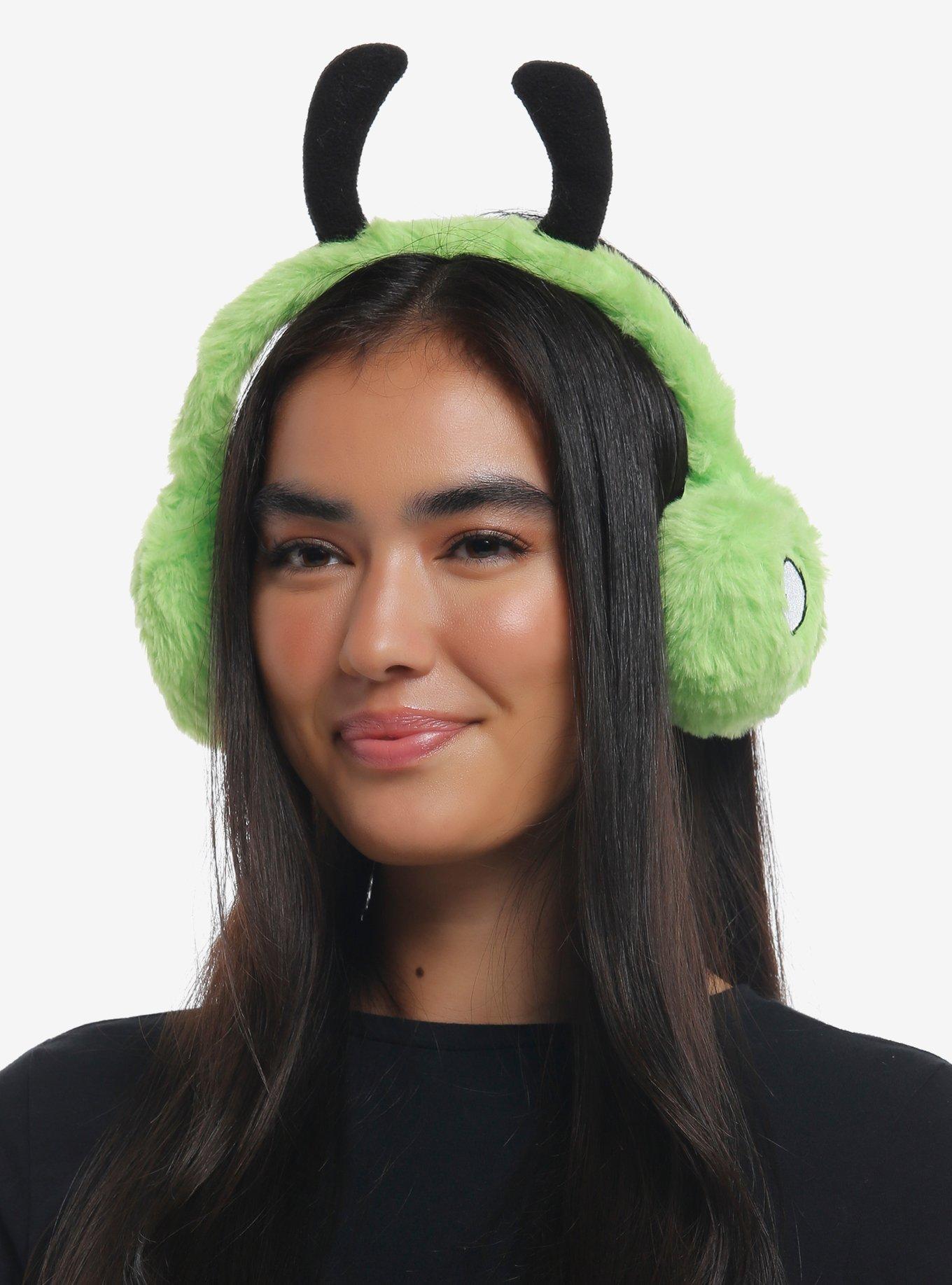 Invader Zim GIR Fuzzy Earmuffs, , hi-res