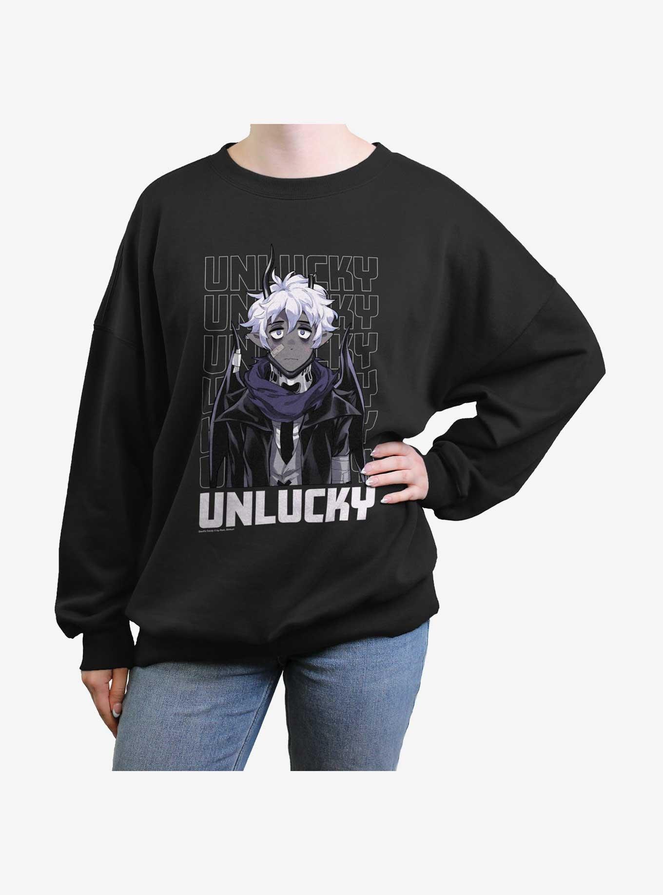 Devil's Candy Unlucky Milo Girls Oversized Sweatshirt, , hi-res