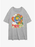 Rainbow Brite Rainbow Tangle Girls Oversized T-Shirt, ATH HTR, hi-res