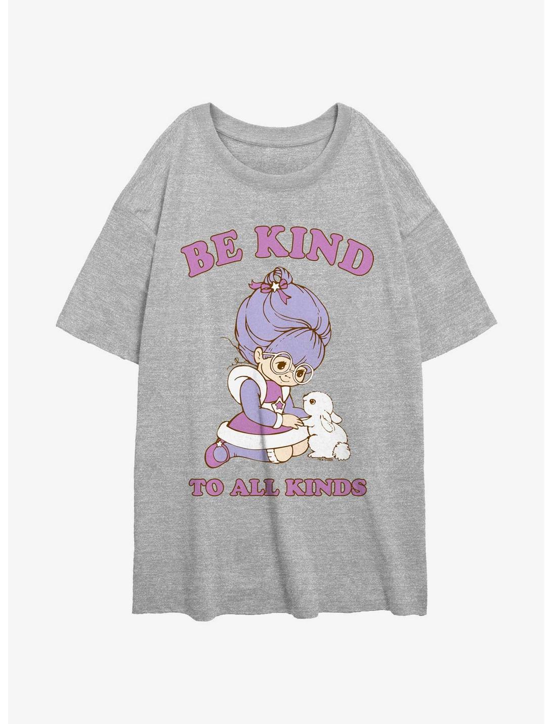 Rainbow Brite Be Kind To All Girls Oversized T-Shirt, ATH HTR, hi-res