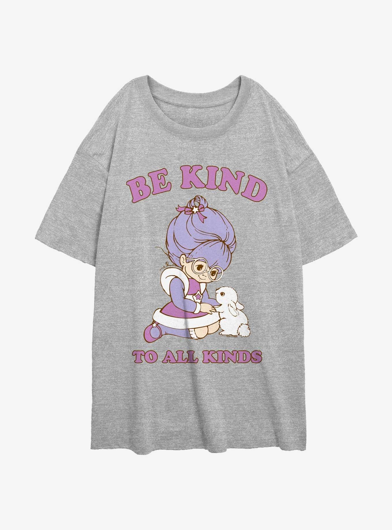 Rainbow Brite Be Kind To All Girls Oversized T-Shirt, ATH HTR, hi-res