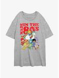 Rainbow Brite Made In The 80's Girls Oversized T-Shirt, ATH HTR, hi-res