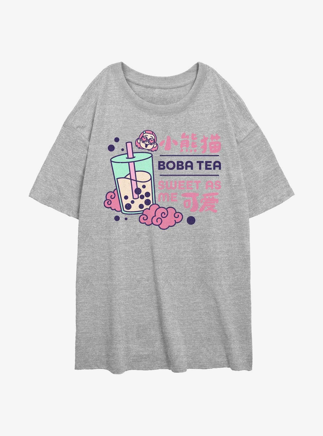 Disney Pixar Turning Red Turning Boba Girls Oversized T-Shirt, , hi-res