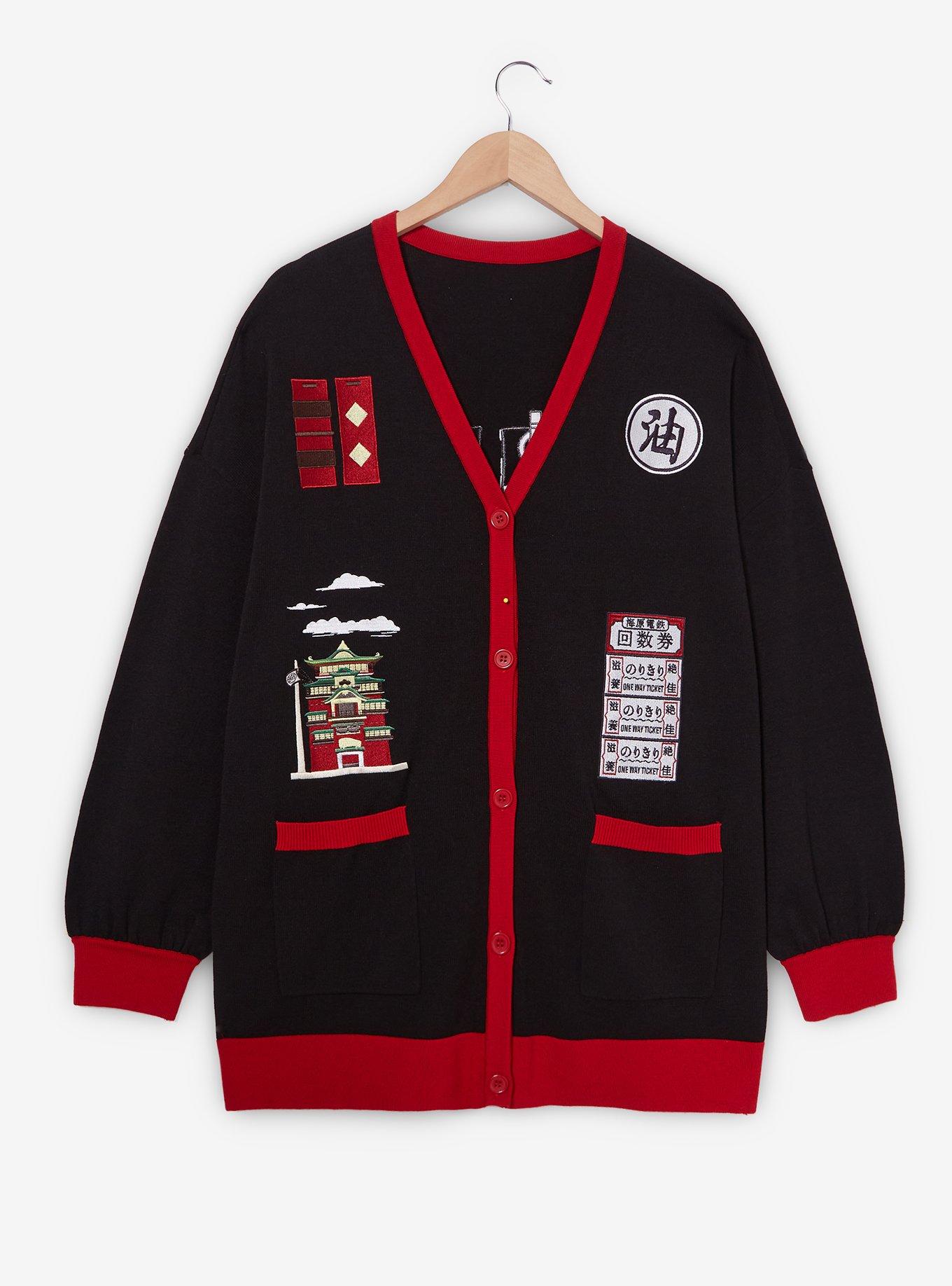 Her Universe Studio Ghibli Spirited Away Bathhouse Icons Women's Plus Size Cardigan - BoxLunch Exclusive, , hi-res