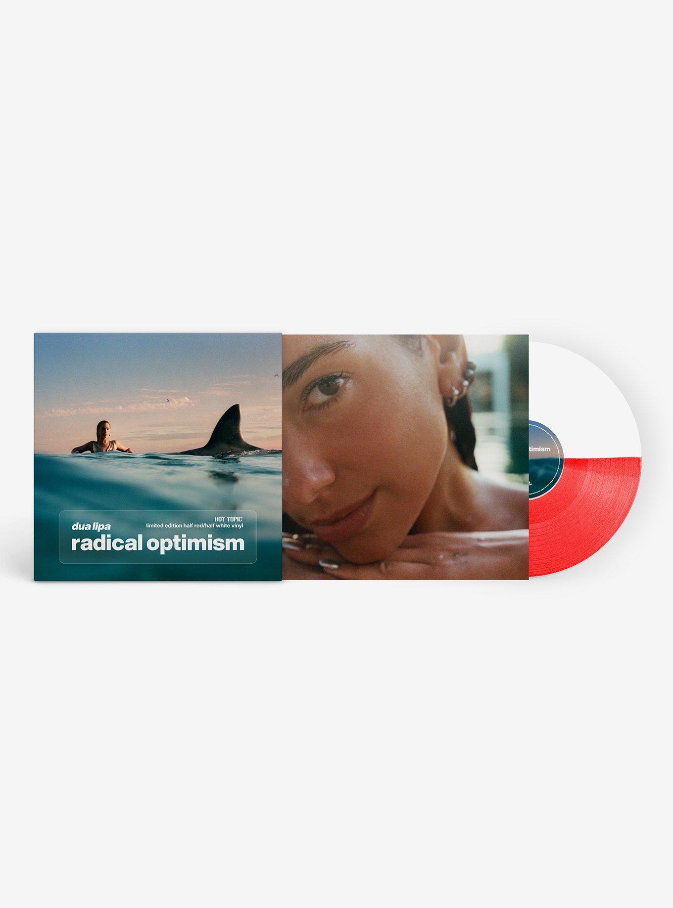 Dua Lipa Radical Optimism (White & Red) Vinyl LP Hot Topic Exclusive, , hi-res