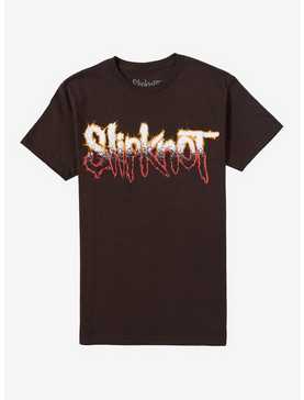 Slipknot Goat Skulls Brown Two-Sided Boyfriend Fit Girls T-Shirt, , hi-res