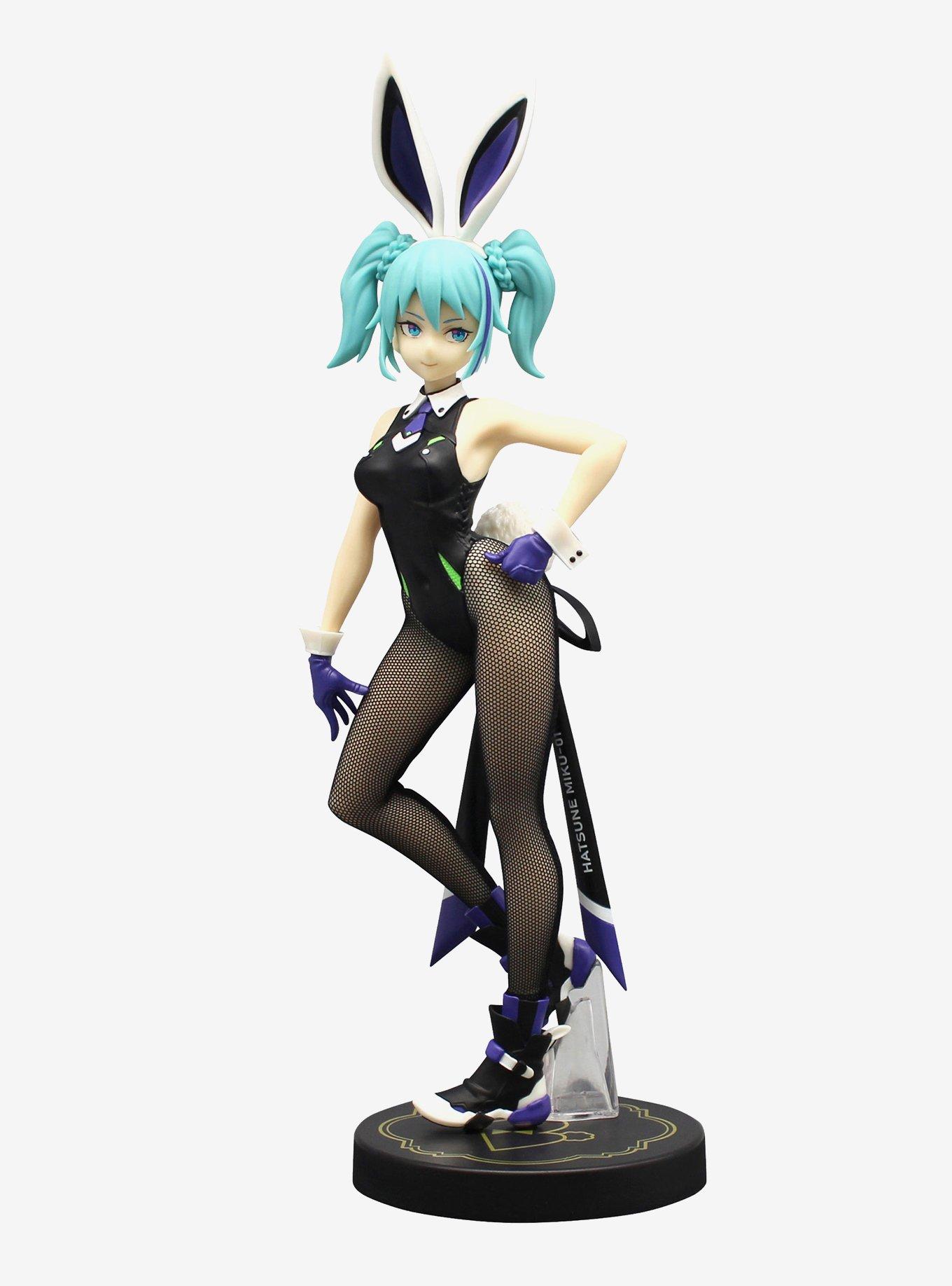 FuRyu Vocaloid BiCute Bunnies Hatsune Miku Figure (Street Violet Color Ver.), , hi-res