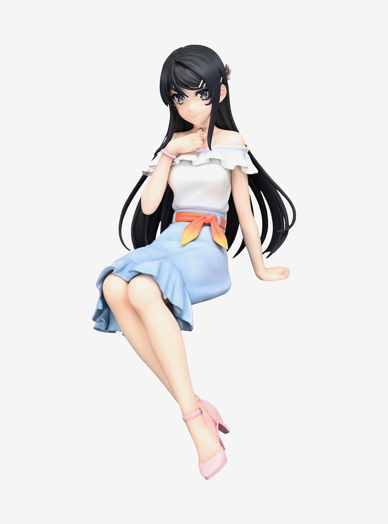 FuRyu Rascal Does Not Dream of Bunny Girl Senpai Noodle Stopper Mai Sakurajima Figure (Summer Outfit Ver.), , hi-res