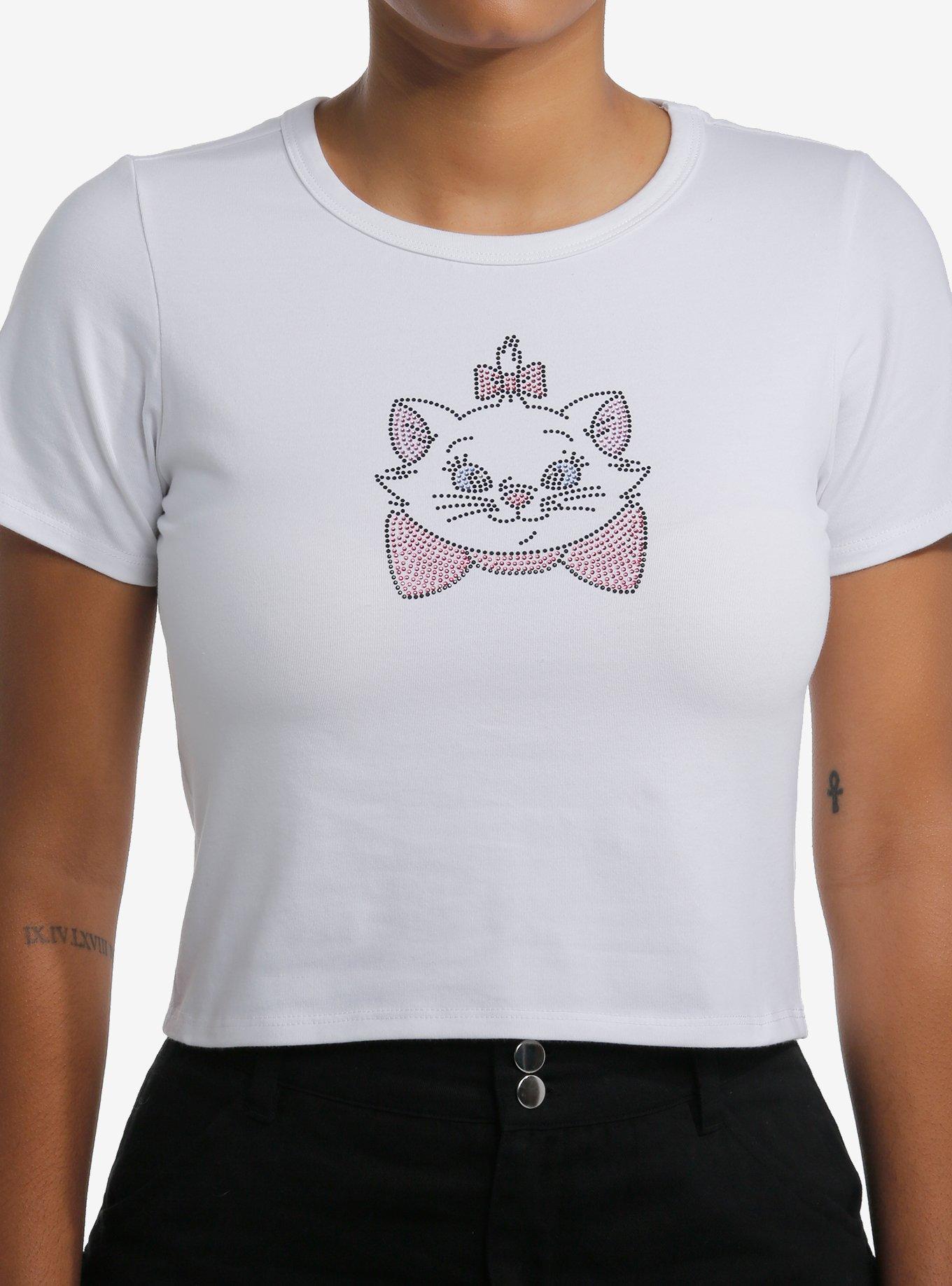 Disney The Aristocats Marie Rhinestone Girls Baby T-Shirt, , hi-res