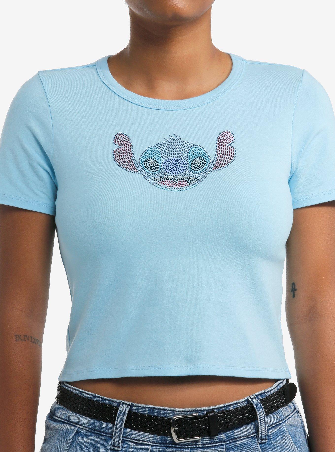 Disney Lilo & Stitch Rhinestone Stitch Girls Baby T-Shirt, , hi-res