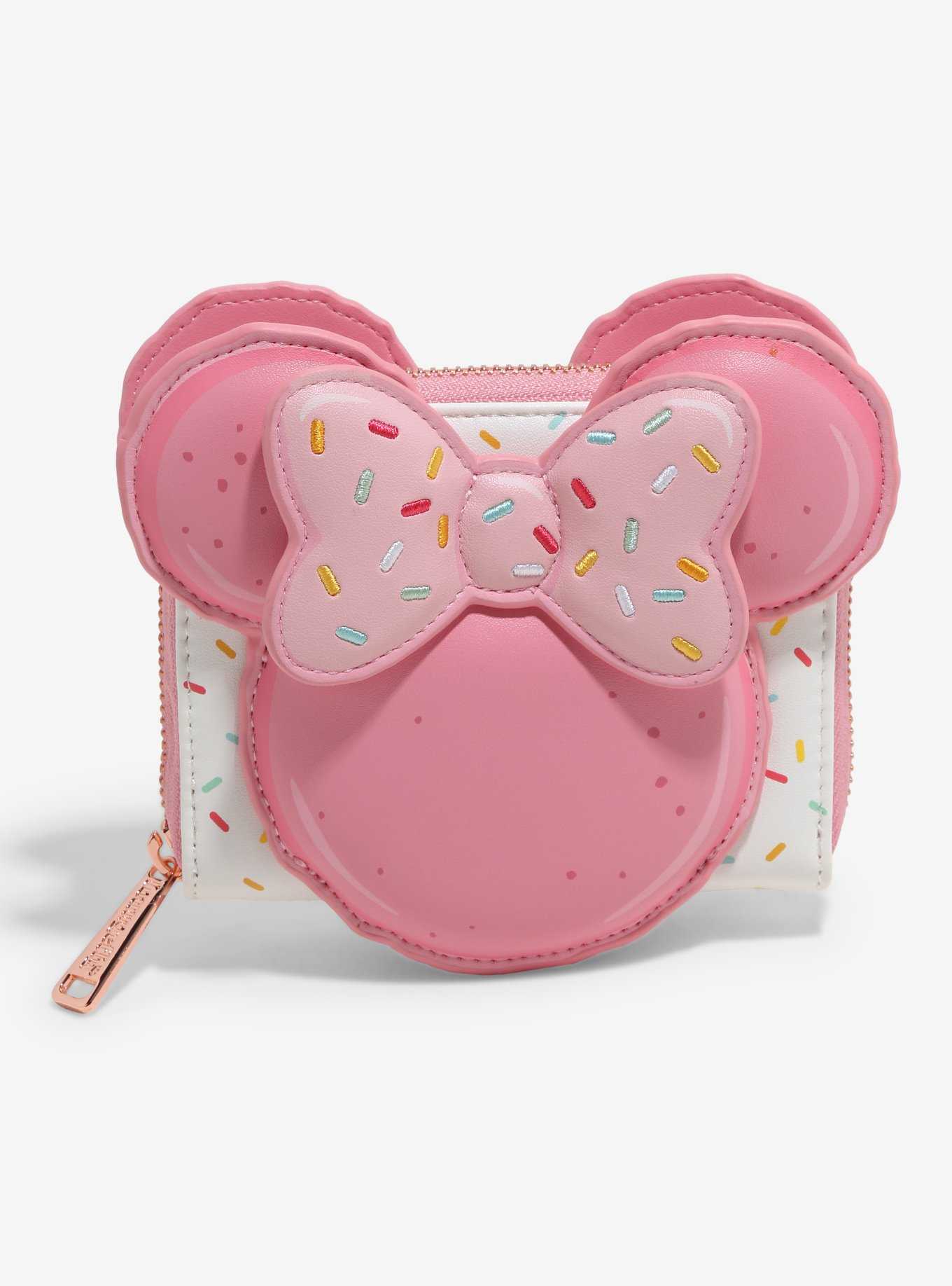 Loungefly Disney Minnie Mouse Macaron Sprinkle Small Zip Wallet, , hi-res