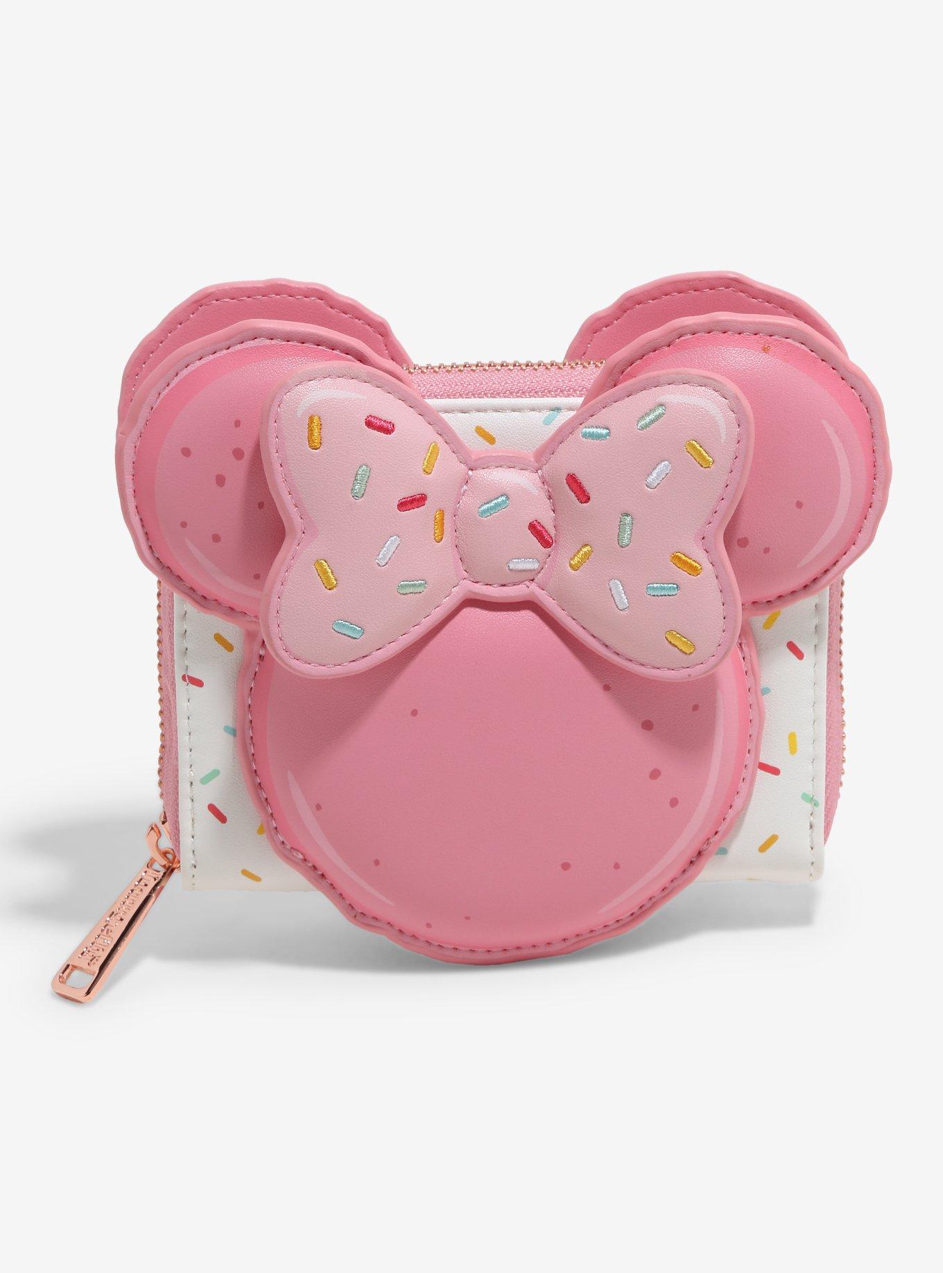 Loungefly Disney Minnie Mouse Macaron Sprinkle Small Zip Wallet, , hi-res