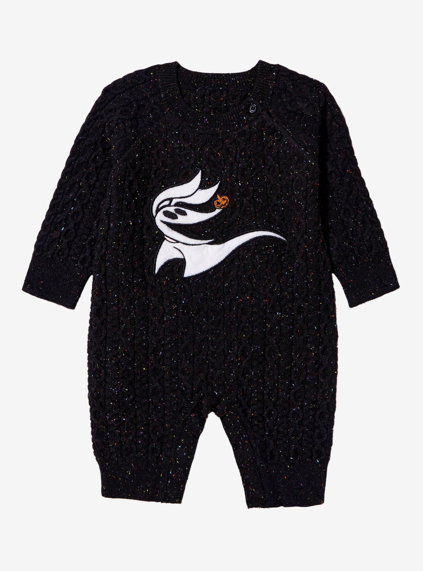 Disney The Nightmare Before Christmas Zero Cable Knit Infant One-Piece, , hi-res