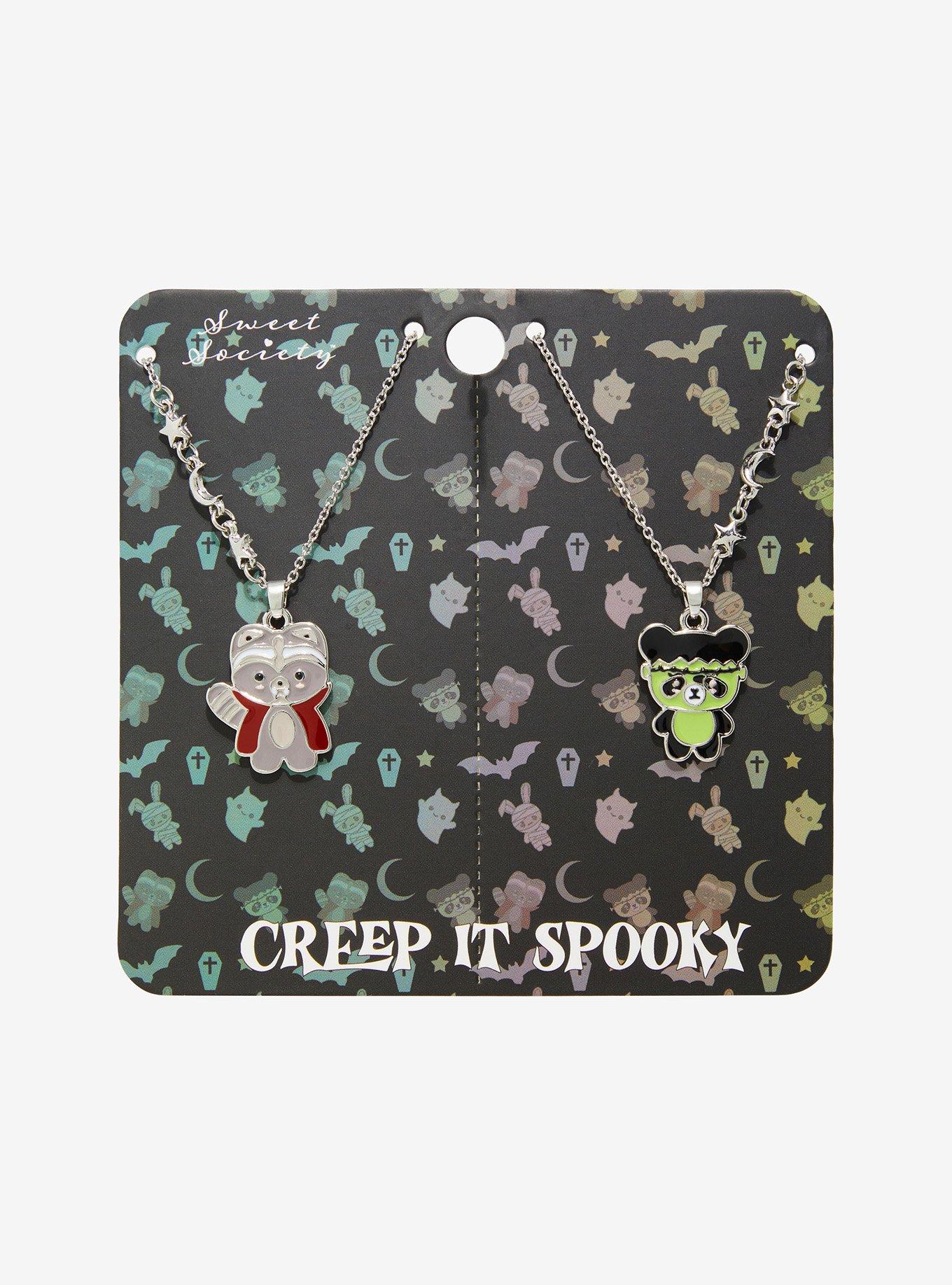 Sweet Society Monster Critter Best Friend Necklace Set, , hi-res